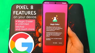 Magisk module  Pixelify v30  Get pixel 8 features on any phone  Magic editor unlimited backup [upl. by Einattirb473]