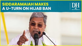 Karnataka Chief Minister Siddaramaiah changes his stance on hijab ban [upl. by Yllim]