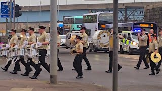 Cambuslang Britannia Flute Band  HUTCHESONTOWN TRUE BLUES LOL 69 remembrance parade 9thNov 2024 [upl. by Arul]