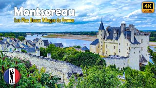 🇫🇷 MONTSOREAU 🏡 The Most Beautiful Village Of France Loire Valley Amazing Walking Tour 4K60fps [upl. by Yzus]