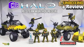 Red Team Warthog Rescue  Mega Halo  Unboxing amp Review [upl. by Shrier]