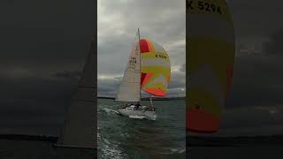 How to Handle a Spinnaker in Big Breeze [upl. by Aicel]