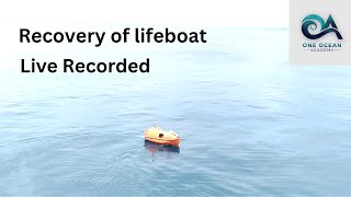 Recovery and securing of lifeboat after launching [upl. by Hoffarth927]