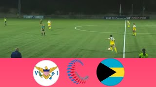 🔴 LIVE US Virgin Islands vs Bahamas  CONCACAF Nations League  Match LIVE Now [upl. by Nosnarb]