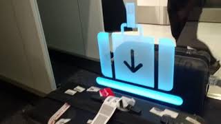 Qantas Checkin Kiosk and Bag Drop  Sydney Airport [upl. by Enyawd]