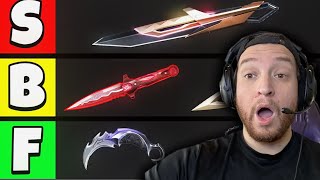 Ranking Every KNIFE Skin From Worst to Best [upl. by Alauqahs]