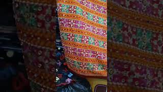 Multi colour phulkari dupatta WhatsApp for order91 7696205357 phulkari dupatta amritsar shorts [upl. by Enomis]