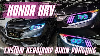 Custom Headlamp Honda HRV Super Hedon [upl. by Nerok]