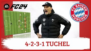 Thomas Tuchel 4231 Bayern de Múnich EA FC 24 Tácticas [upl. by Hamel]