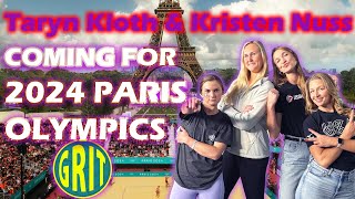 Taryn Kloth amp Kristen Nuss talk Beach Volleyball Paris Olympics 2024 amp Their Journey as Teammates [upl. by Ennayd]