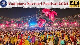 Vadodara Navlakhi Garba 2024  Vadodara Navratri Festival 2024  Vadodara Garba 2024 [upl. by Ciro]