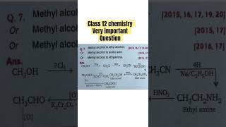 Methyl alcohol to ethyl alcoholOr Methyl alcohol to acetic acidOrMethyl alcohol to ethylamine [upl. by Gurango94]