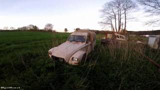 Voiture abandonnée  Dyane Acadiane Années de production 1978 à 1987 [upl. by Rabah368]