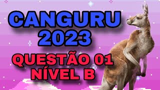 RESOLUÇÃO OLIMPÍADA CANGURU QUESTÃO 01  NÍVEL B  2023  ROGÉRIO TERMINA DE ESCREVER OS NÚMEROS [upl. by Assila]