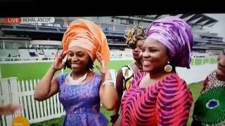 The GELE at Royal Ascot 2016 on African Ladies Day [upl. by Enimajneb]