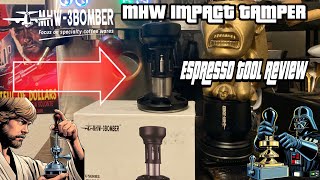 MHW3BOMBER YU Series Force Impact Espresso Tamper 515358mm Espresso Nerd Review using the Force [upl. by Eciryt]