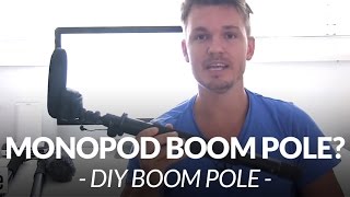 Awesome DIY Monopod Boom Pole [upl. by Maudie]