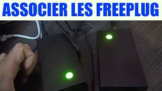 freebox associer freeplug brancher freebox crystal révolution association synchroniser [upl. by Hteb]