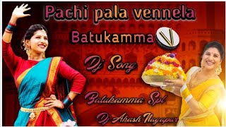 Pachi pala vennela bathukamma Dj Song  Batukamma  Mangli  Dj Akash Nagapur batukamma mangli [upl. by Crooks]