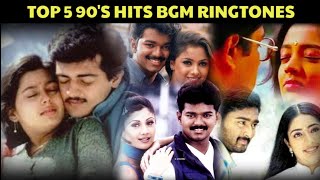 Top 5 90s Hits Tamil Songs  Ringtones  Download Now [upl. by Hertberg]