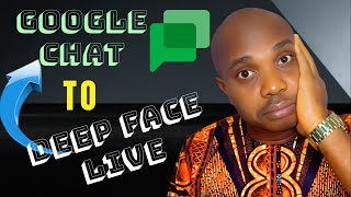 How To Do Fake Video Call On Google Chat — I connected Deep Face Live To Google Chat Smooth Video [upl. by Iphlgenia968]