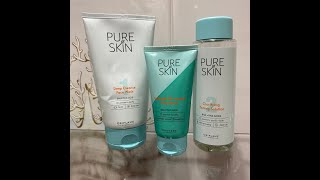 Skin Care Routine with Oriflame Pure Skin Products [upl. by Rednasxela795]