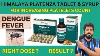 AYURVEDIC MEDICINE FOR DENGUE  INCREASE PLATELET COUNT  HIMALAYA PLATENZA TABLET  PLATENZA SYRUP [upl. by Anpas]