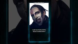 News zum neuen Marilyn Manson Album 2024 One Assassination Under God Chapter 1 [upl. by Neenahs]