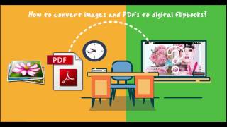 How to convert PDFimages to FlashHTML5 flipbooks [upl. by Ayaet]