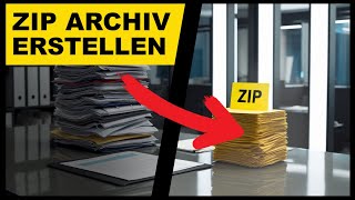 ZIP Archiv erstellen – Daten komprimieren [upl. by Anali]