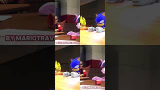 Sonic Mad been asked vs Original funnyshorts sonic memes [upl. by Inanak525]