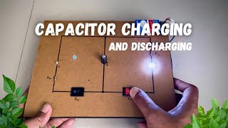 capacitor charging and discharging class 12 physics project science NakulSahuArt [upl. by Gus319]