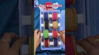 Trending metal bangles available 🎉 trendingshorts youtubeshorts Follow ThreadBanglesByRamya [upl. by Kcirdnekel]