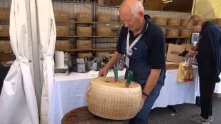 Cheese 2013  G Cravero Opening a Parmigiano Reggiano [upl. by Conal633]