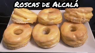 como hacer las MEJORES ROSCAS DE ALCALÁ paso a pasohojaldreglaseadas [upl. by Meg]