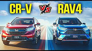 BEST FAMILY CUV  2024 Honda CRV vs 2024 Toyota RAV4 Comparison [upl. by Kaufmann]