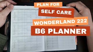 Planning to help with Self Care  Wonderland 222 Allinone B6 planner 2024 set up ad [upl. by Deeanne]