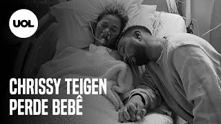 Bebê de Chrissy Teigen e John Legend morre após parto prematuro e modelo faz relato emocionante [upl. by Isnyl]