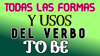 USOS DE VERBO TO BE [upl. by Nyraa304]