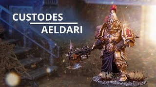 Custodes vs Aeldari  NEW Balance Dataslate  A 10th Edition Warhammer 40k Battle Report [upl. by Suinotna]