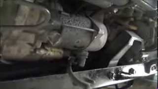 Replace Hino Dutro Starter Motor  Damn expensive Hino [upl. by Lleinnad]