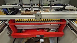 GANNER 510 Gannomat Optima 21 Dowel hole drilling machine [upl. by Dinnie486]