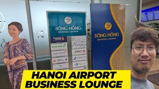 SONG HONG BUSINESS LOUNGE AT HANOI AIRPORT  LOUNGEKEY SECURITY BANK PLATINUM MASTERCARD FREE LOUNGE [upl. by Claudelle]