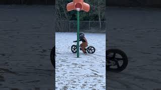 Stacyc EBike Drift Session in the Snow [upl. by Nelac]