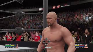 Stone Cold vs Jericho showcase match [upl. by Airalav]