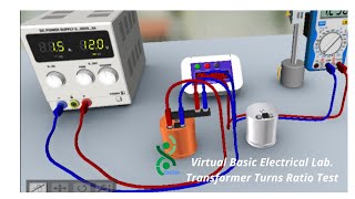 Transformer turns ratio testing virtual lab [upl. by Ruth993]