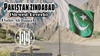 Pakistan Zindabad SlowedReverb Sahir Ali Bagga  BR music official [upl. by Eiznekcm]