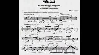 CIESLA Fantasque  Corrado Giuffredi clarinet solo [upl. by Dranyam]