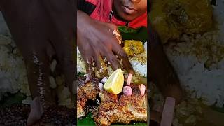 fish fry food eating challenge One Man Army 1 kg fish 8 played food asmrfisheatingchallenge food [upl. by Ahsed]