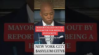 New York City Mayor Clearly Uncomfortable By Reporters Questioning [upl. by Swords]